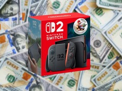 O modelo básico do Nintendo Switch 2 tem um preço oficial de US$ 449,99. (Fonte da imagem: Nintendo, Unsplash, editado)
