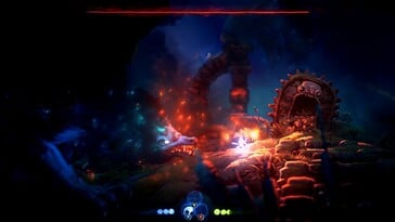 Na imagem: uma captura de tela do jogo “Ori and the Will of the Wisps”.