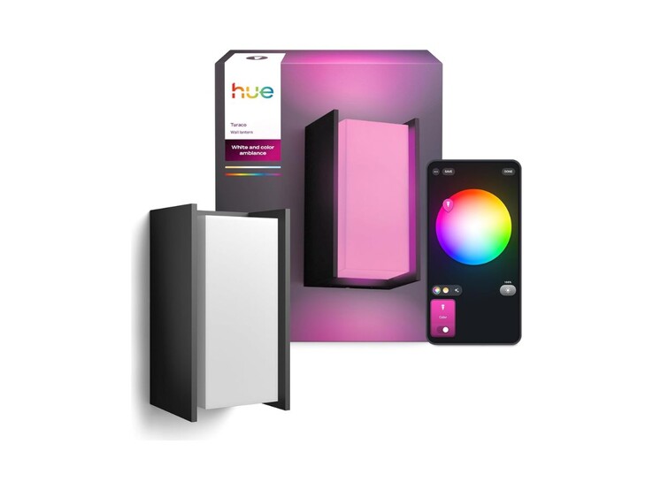 A lanterna de parede Philips Hue Turaco