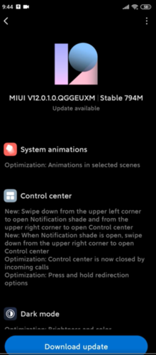 V12.0.1.0.QGGEUXM est en cours de déploiement sur le Redmi Note 8 Pro. (Source de l'image : r/Xiaomi)