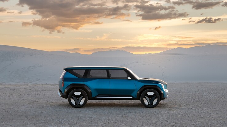 O conceito 2024 Kia EV9. (Fonte de imagem: Kia)