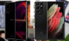 Sony Xperia 1 III vs. Samsung Galaxy S21: O Xperia foi mais rápido. (Fonte da imagem: Sony/Samsung, TechNick/Vật Vờ Studio -editado)