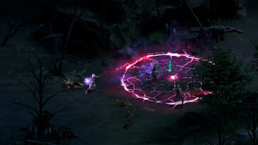 Uma imagem mostrando uma batalha em Tyranny.