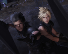 Uma captura de tela mostrando Zack e Cloud em Final Fantasy VII Rebirth