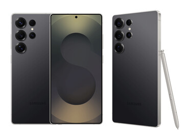 O Galaxy S25 Ultra - Titanium Black. (Fonte da imagem: Samsung)