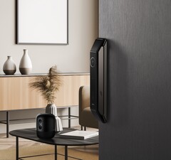 O Huawei Smart Door Lock Pro tem reconhecimento facial em 3D. (Fonte da imagem: Huawei)