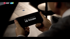 Um olhar precoce sobre o LG Rollable. (Fonte: YouTube)