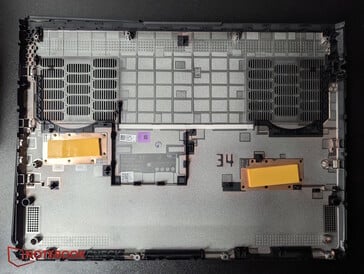 Almofadas de resfriamento para os slots de SSD