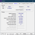 Memória CPU-Z (AMD)