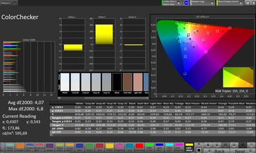 Precisão de cores CalMAN