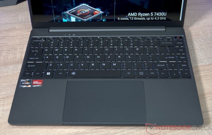 Os dispositivos de entrada do Chuwi CoreBook X