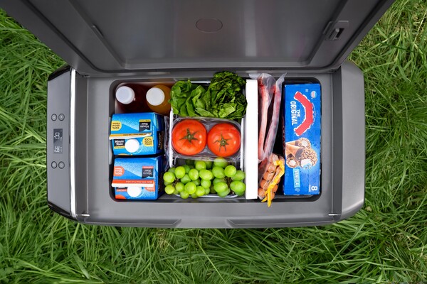O EcoFlow Glacier Classic de 45L e 55L suporta zonas duplas de temperatura e vem com uma divisória. (Fonte da imagem: EcoFlow)