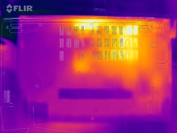 Superfície inferior de produção de calor (ociosa)