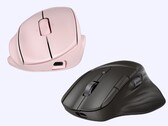 O HP Tilt Ergonomic Mouse 720M e o HP Ultra-Fast Scroll Wireless Mouse possuem supercapacitores no lugar de baterias. (Fonte da imagem: HP)