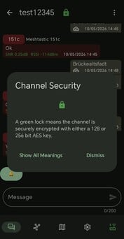 Esse canal é criptografado