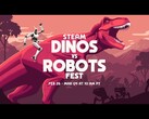 De acordo com o Steam, os cuspidores de fogo voadores não são dinossauros, e é por isso que os jogos com dragões não são elegíveis para esse evento. (Fonte: Steam)