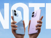 O Redmi Note 17 Pro custa a partir de cerca de US$ 235 na China. Na foto: duas opções de cores desse celular de gama média.