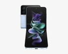 Este "Galaxy Z Flip4" poderá estrear em breve. (Fonte: OnLeaks X 91Mobiles)