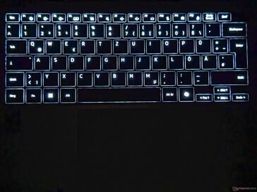 Iluminação do teclado