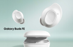 A Samsung projetou o Galaxy Buds FE em duas opções de cores. (Fonte da imagem: Samsung)