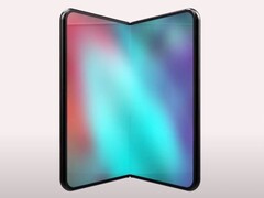 Renderização não oficial do suposto iPhone Fold. (Fonte da imagem: Concept Creator via YouTube)