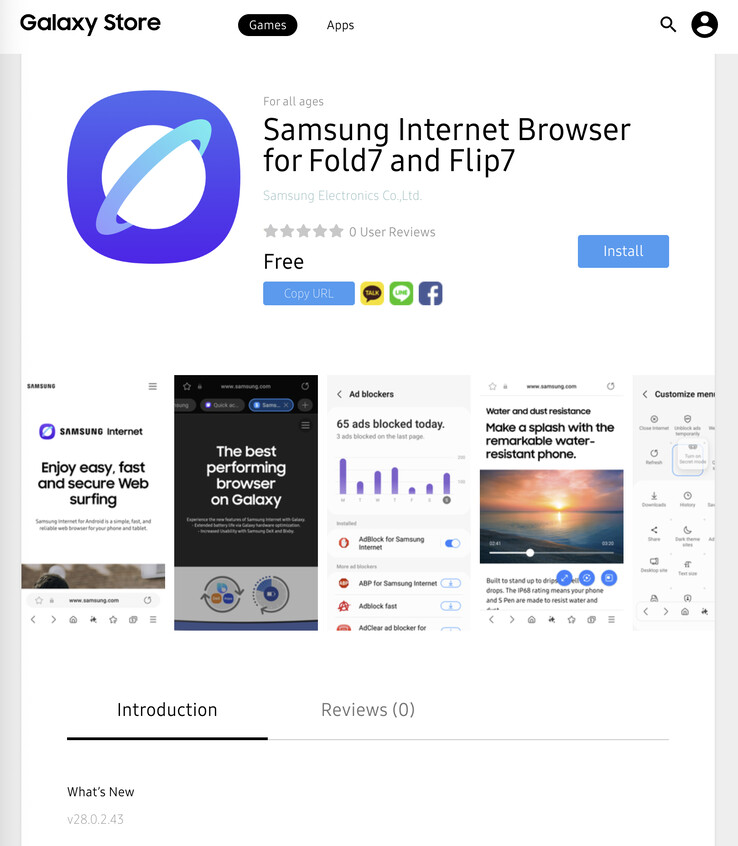 (Fonte da imagem: Galaxy Store)