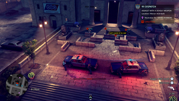 Resposta da polícia a um ataque ativo do lado de fora de um banco no centro da cidade de Averno (Fonte da imagem: Fallen Tree Games)