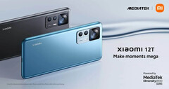 O Xiaomi 12T. (Fonte: MediaTek)