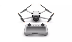 O Mini 3 Pro e seu controle remoto RC. (Fonte de imagem: DJI via Argos)