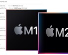 A GPU Apple M2 tem oferecido aumentos de desempenho decentes em relação à sua contraparte M1. (Fonte de imagem: Apple/GFXBench - editado)