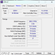 Memória CPU-Z