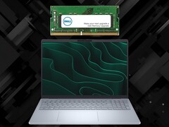 Laptop Dell de médio porte com upgrade de memória DDR5 de 8 GB (Fonte da imagem: Dell com edições)
