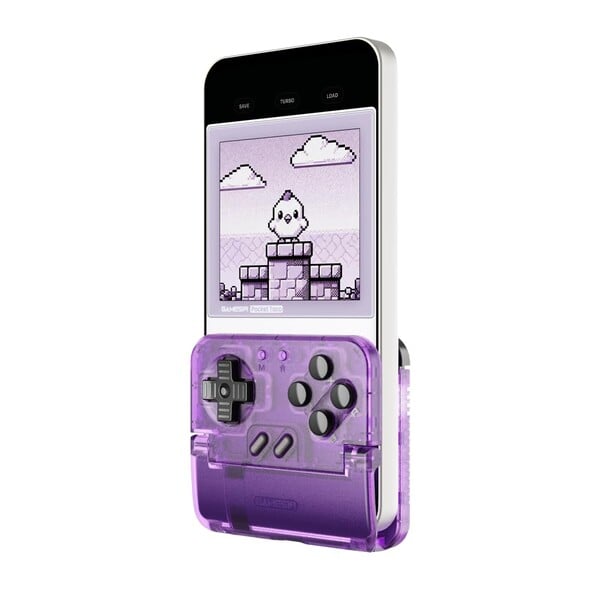O GameSir Pocket Taco na cor Voltage Purple.