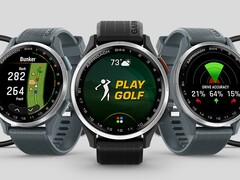 Os relógios Garmin Approach S44 (foto) e S50 podem ser atualizados com o software do sistema 6.58. (Fonte da imagem: Garmin)