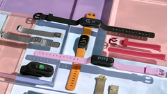 O Fitbit Inspire 3 tem um desenho preto com várias opções de pulseiras de relógio coloridas. (Fonte de imagem: Fitbit)