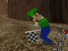 O irmão de Mario Luigi em sua clássica roupa verde e azul foi encontrado na Sega GT para o console Sega Dreamcast (Imagem: CombyLaurent1)