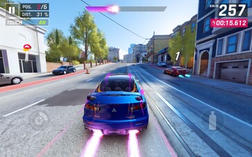 Asphalt 9 no Xiaomi Redmi Pad SE