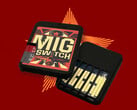 O carrinho de flash MIG Switch usa um cartão MicroSD para armazenamento de ROM. (Fonte da imagem: Mig-Switch)