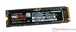 Samsung 980 Pro com uma capacidade de 2 TB