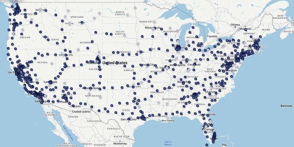 Carregadores elétricos de alta velocidade pontuam o cenário dos EUA em 2023 - e este é apenas um fornecedor. (Fonte da imagem: Electrify America)