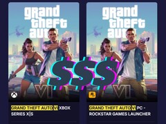 Suposta listagem do GTA 6 para console e PC na loja Loaded (editada).