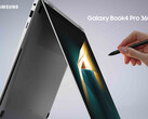 A Samsung enviará seus modelos Galaxy Book4 Pro de 16 polegadas nas opções de cores Moonstone Grey e Platinum Grey. (Fonte da imagem: Samsung)
