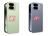 Renderizações não oficiais do Pixel 10 Pro Fold mostrando as cores Jade (esquerda) e Moonstone (direita). (Fonte da imagem: Android Headlines)