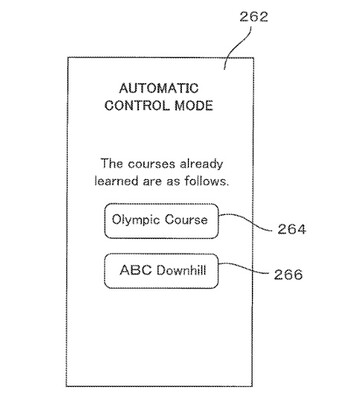 O pedido de patente da Shimano fornece uma ilustração básica do recurso de seleção de curso e treinamento proposto. (Fonte da imagem: Escritório de Marcas e Patentes dos EUA)