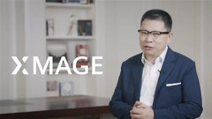 O CEO da Huawei apresenta algumas características do Mate 50. (Fonte: Huawei)