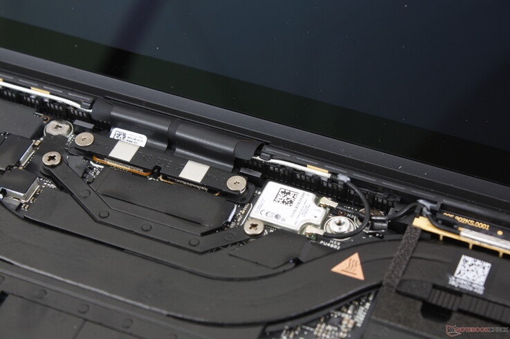 O módulo WLAN é soldado