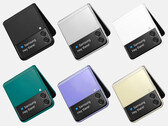 O Galaxy Z Flip 3 Lite pode ser o smartphone dobrável mais barato da Samsung para 2021. (Fonte da imagem: meeco.kr via @FrontTron)