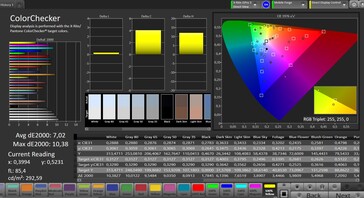 Precisão de cores CalMAN