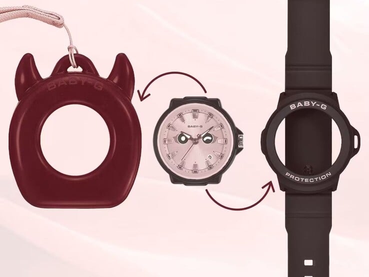 O relógio Casio Baby-G BGA-20K vem com dois acessórios
