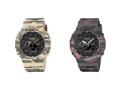 Renderizações vazadas do GA-2100CM sugerem o próximo G-Shock de inspiração militar da Casio (Fonte da imagem: Casioblog / editado)